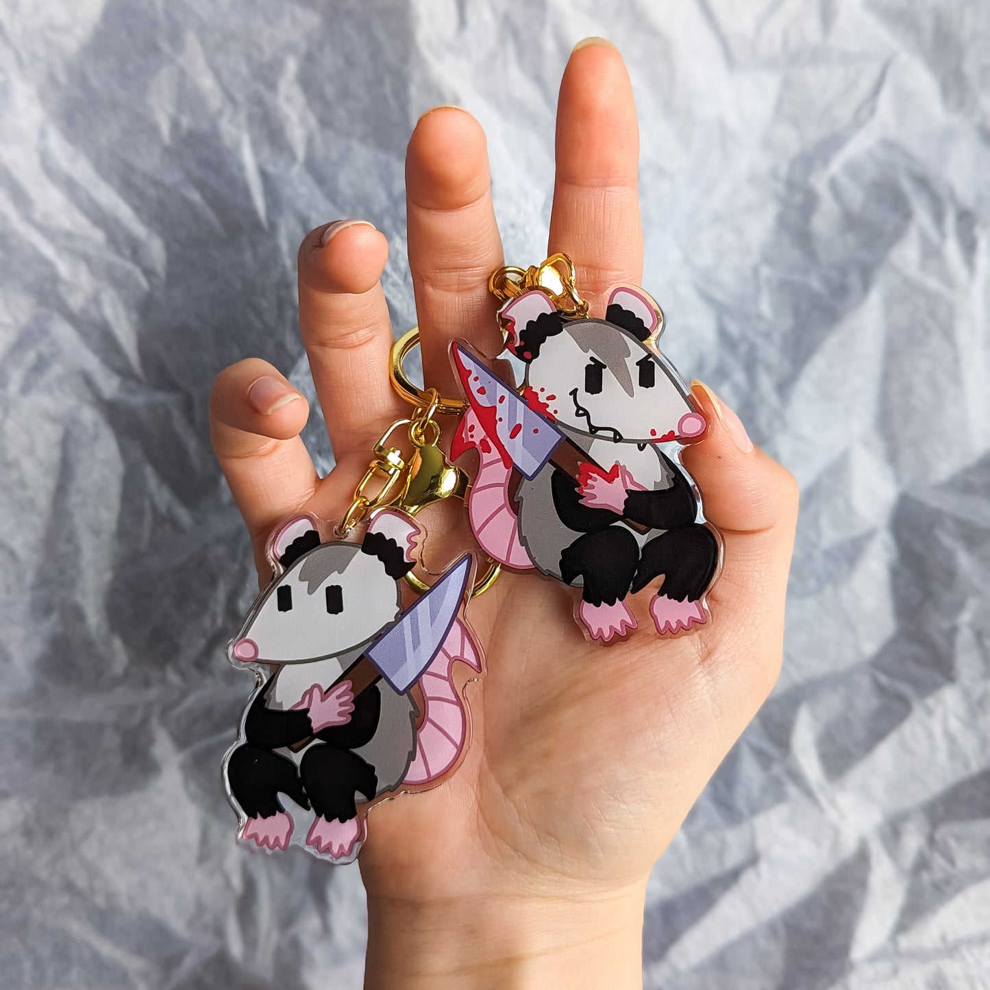 POSSUM - ChaoticStitch Original design keychain